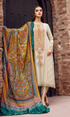Maria.B - 3PC (Unstitched) Heavy Embroidered Dhanak Suit - MB064