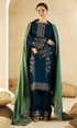 Zara Shahjahan - 3PC (Unstitched) Embroidered Dhanak Suit - GKA2020