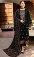 Ramsha - 3PC (Unstitched) Embroidered Shirt With Heavy Embroidered Dhanak Shawl - RM061