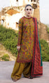 Hussain Rehar - 3PC (Unstitched) Embroidered Dhanak Suit - HR7514