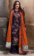 Hussain Rehar - 3PC (Unstitched) Embroidered Dhanak Suit - GKA7515